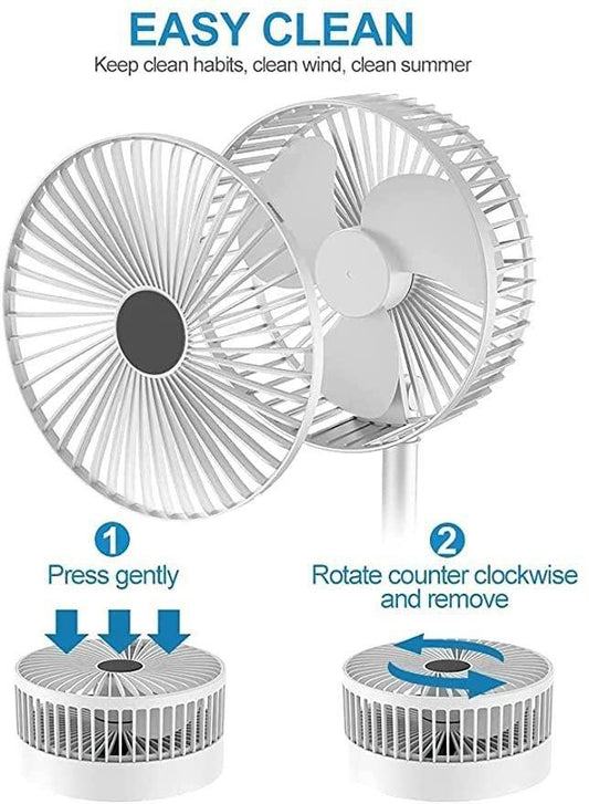 Mini Handheld Portable USB Fan trayaguard