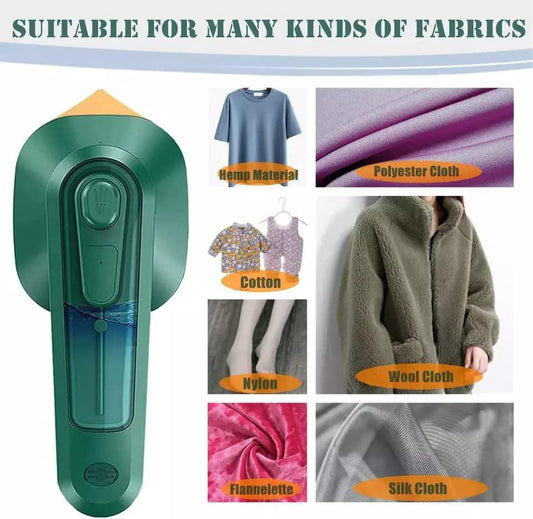 Portable Iron Travel Steamer for Clothes Mini Handheld Press Support Dry And Wet Ironing Small Size Irons Suitable for Outing & Home trayaguard