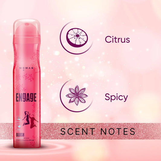 Engage Blush Body Spray (150 ML) trayaguard