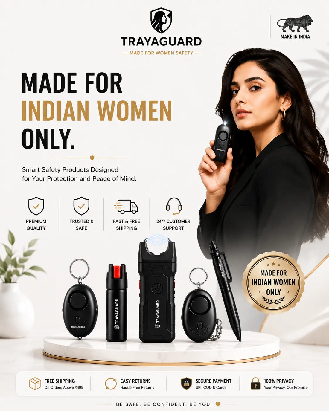 Best Women Safety Products Online India | Trayaguard Trayaguard.in