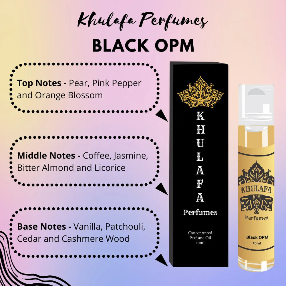 Black OPM Woman's Perfume Oil Roll-On trayaguard