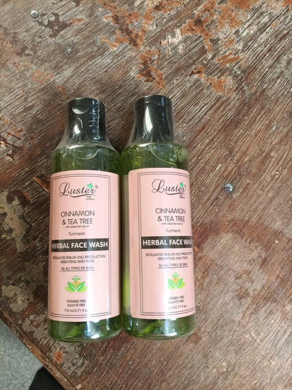 Cinnamon & Tea Tree Face Wash 110 ML (Pack of 2)