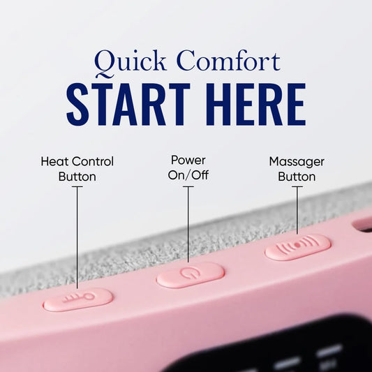 MildCares Period Cramp Massager Belt – Cordless Rechargeable Heating Pad with 3 Heat Levels & 4 Massage Modes | Portable Period Pain Relief Massager for Cramps, Back & Belly | Adjustable Belt for Women & Girls (1‑Year Warranty)