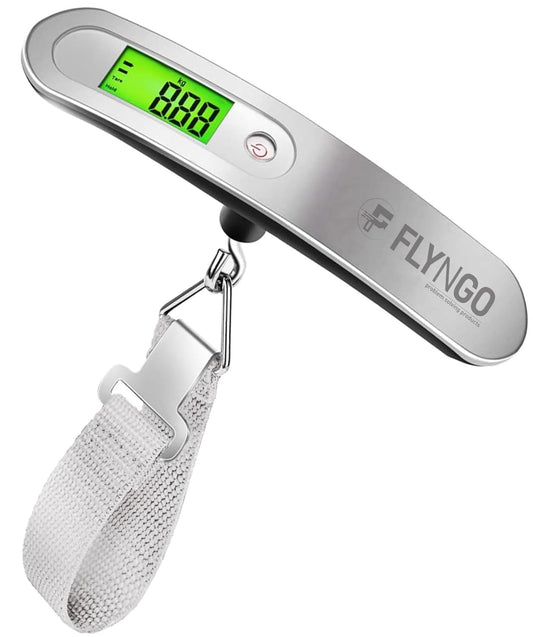 FLYNGO Weight Machine For Luggage Weighing Scale For Luggage Capable Up To 50 Kg With Lcd Display Luggage Scale For Bags, Travel, Flights, Home, Shop, Gas...