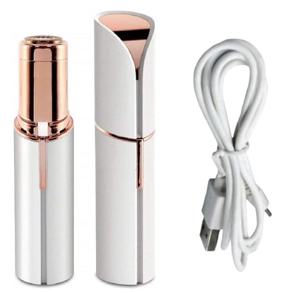 VIFERA Facial Hair Remover Machine for Women - Face, Chin, Cheek, Eyebrow & Upper Lip Hair Remover, USB Rechargeable Epilator With Light(White