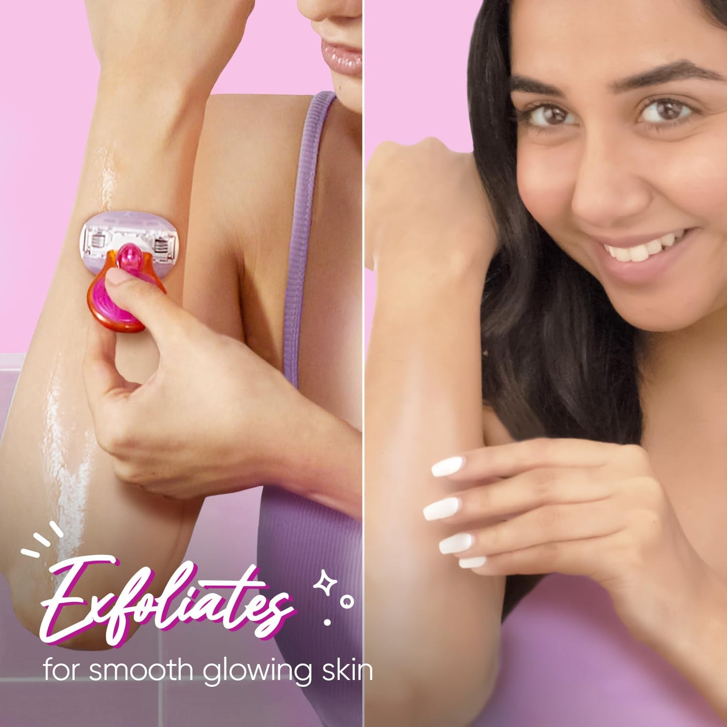 Gillette Venus Snap Hair Remover| Women Body Razor| Pack of 1 | Compact case|Soap gel bar with avocado