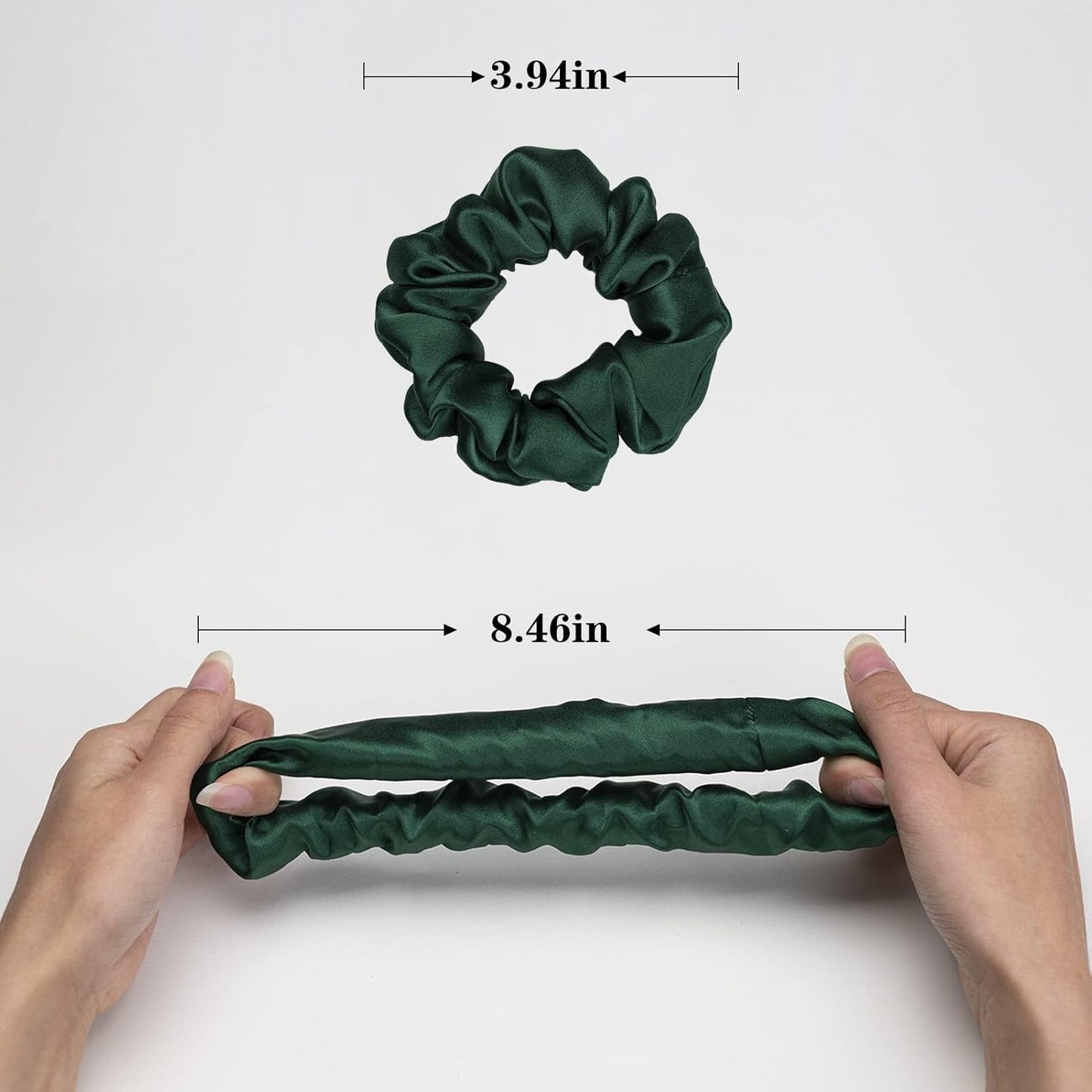 SIMMI Classic Satin Silk Scrunchies For Women And Girls Set Of 12 Scrunchie for Less Hair fall Hairbands Rubber Band Scrunchies For Girls Best Gift For Mom, Sister And Girlfriend