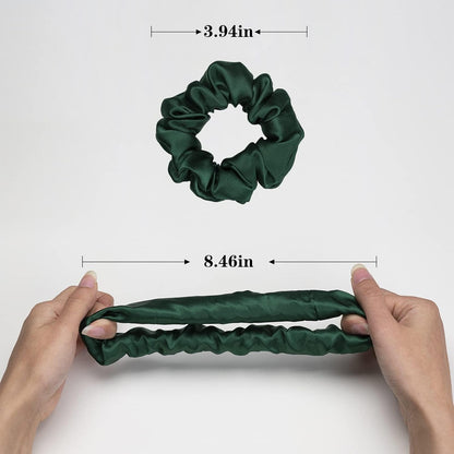 SIMMI Classic Satin Silk Scrunchies For Women And Girls Set Of 12 Scrunchie for Less Hair fall Hairbands Rubber Band Scrunchies For Girls Best Gift For Mom, Sister And Girlfriend