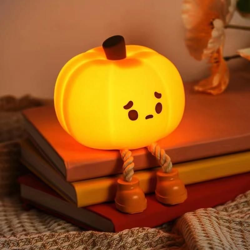 🎃 Sad Pumpkin Silicone Lamp