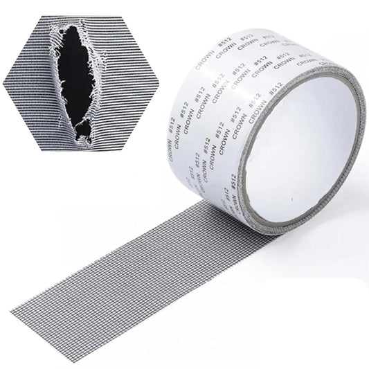 SANKEMU Mosquito Net Repair Tape | Strong Adhesive Mesh Patch for Window & Door Screen | Waterproof Mosquito Net Patch Repair Tape for Torn Mesh & Holes | Easy DIY Screen Repair (PACK OF 1)