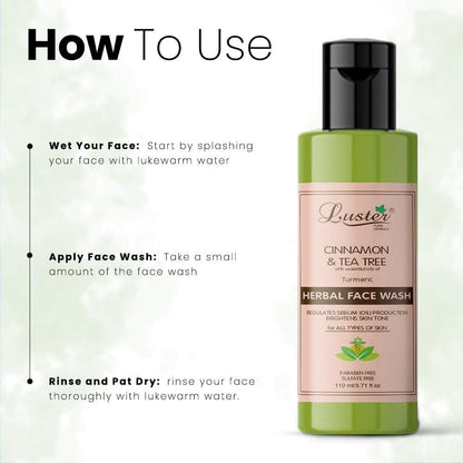 Cinnamon & Tea Tree Face Wash 110 ML (Pack of 2)
