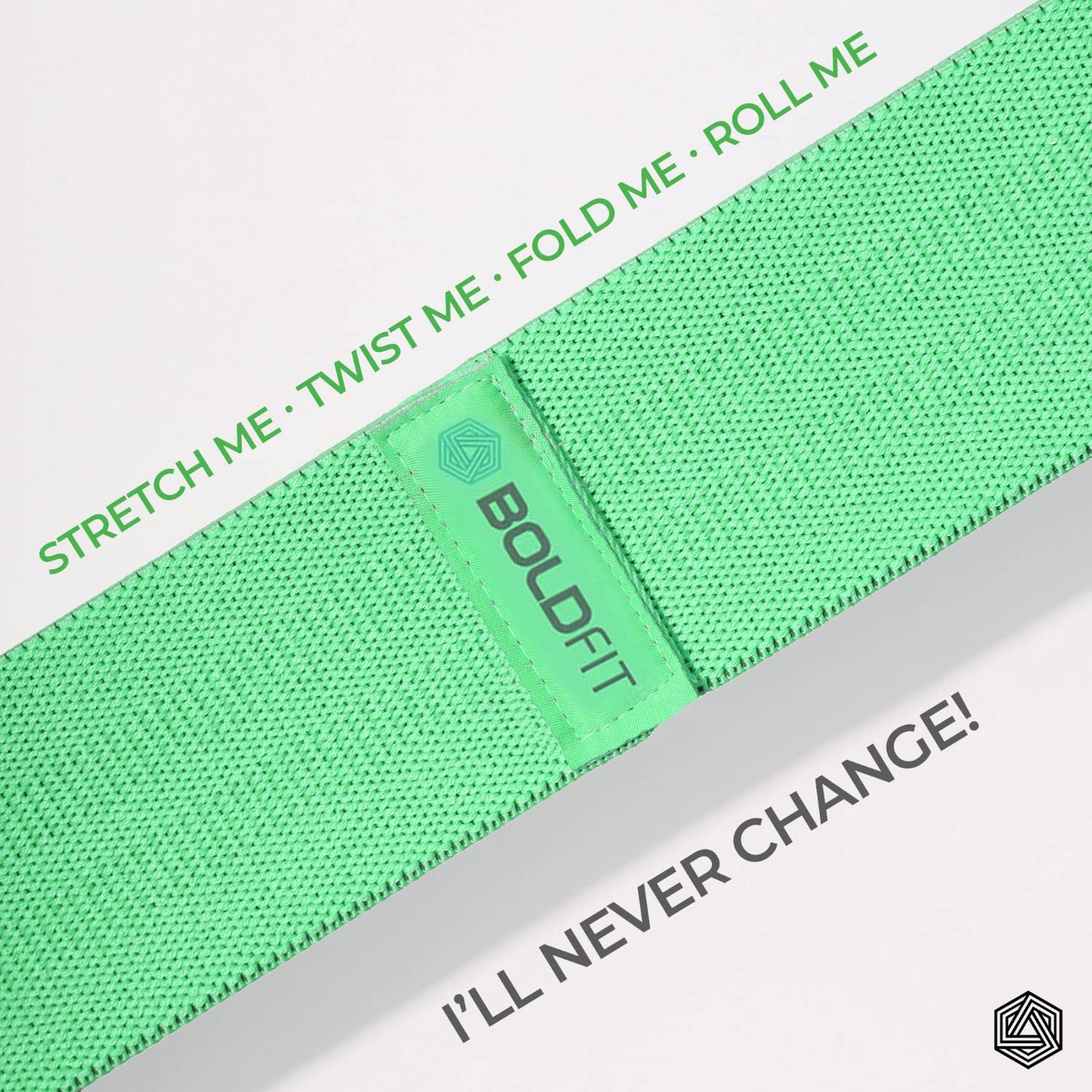 Boldfit Fabric Resistance Band - Loop Hip Band for Women & Men for Hip, Legs, Stretching, Toning Workout. Mini Loop Booty Bands for Glutes, Squats Exercise Usable in-Home & Gym. (