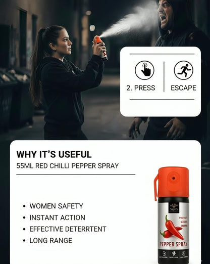 Self Defense Pepper Spray Pack Of 2
