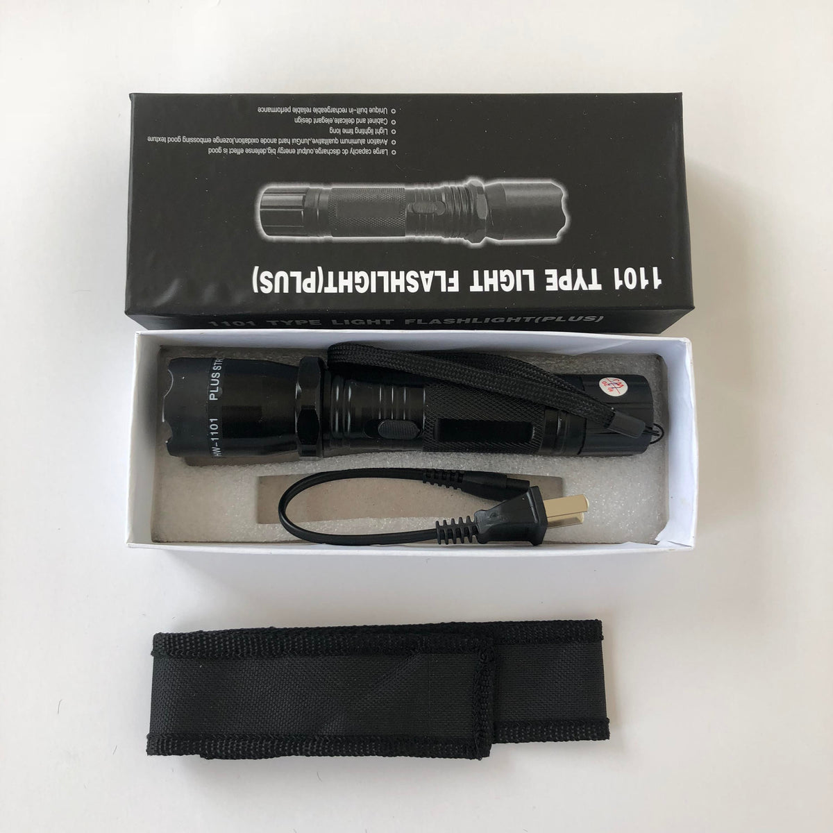 Valorous Flashlight Type Stun Gun zara interprises