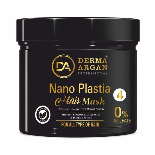 Derma Argan Nano Plastia Hair Mask for Frizz-Free Hair 500g trayaguard