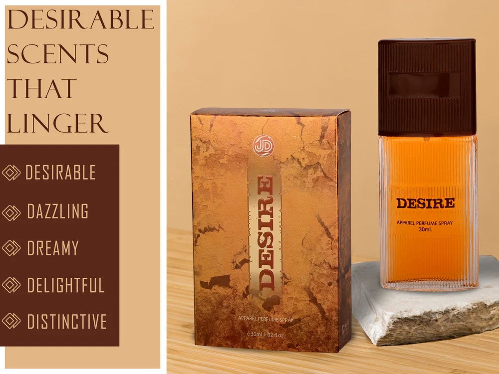 Desire 30ml Apparel Perfume Spray Trayaguard.in