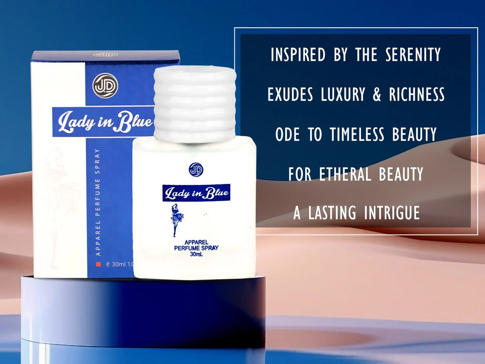 Lady In Blue 30ml Apparel Perfume Spray trayaguard