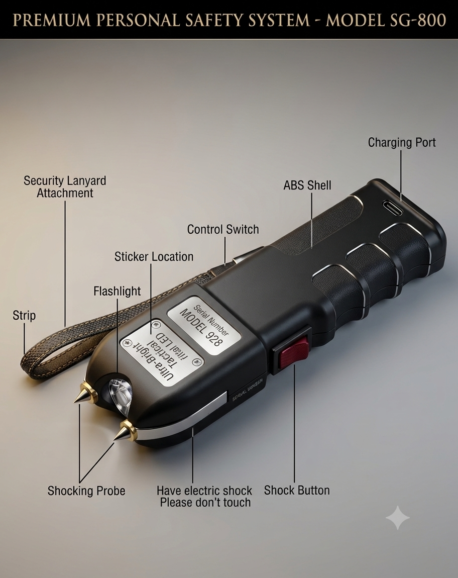Electric Shock Self Defense Device trayaguard