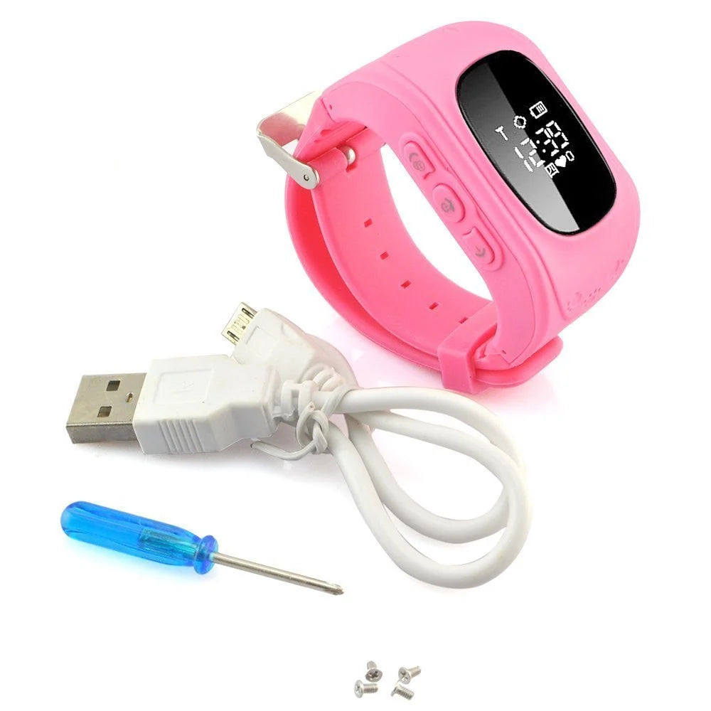 Smart GPS Children's Watch Phone Q50, Anti-lost SOS Children, Lithium Ion Battery trayaguard